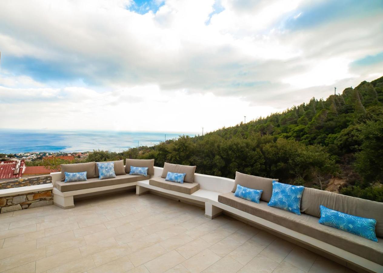 Tsapelas Villas Agios Kirykos  Bagian luar foto