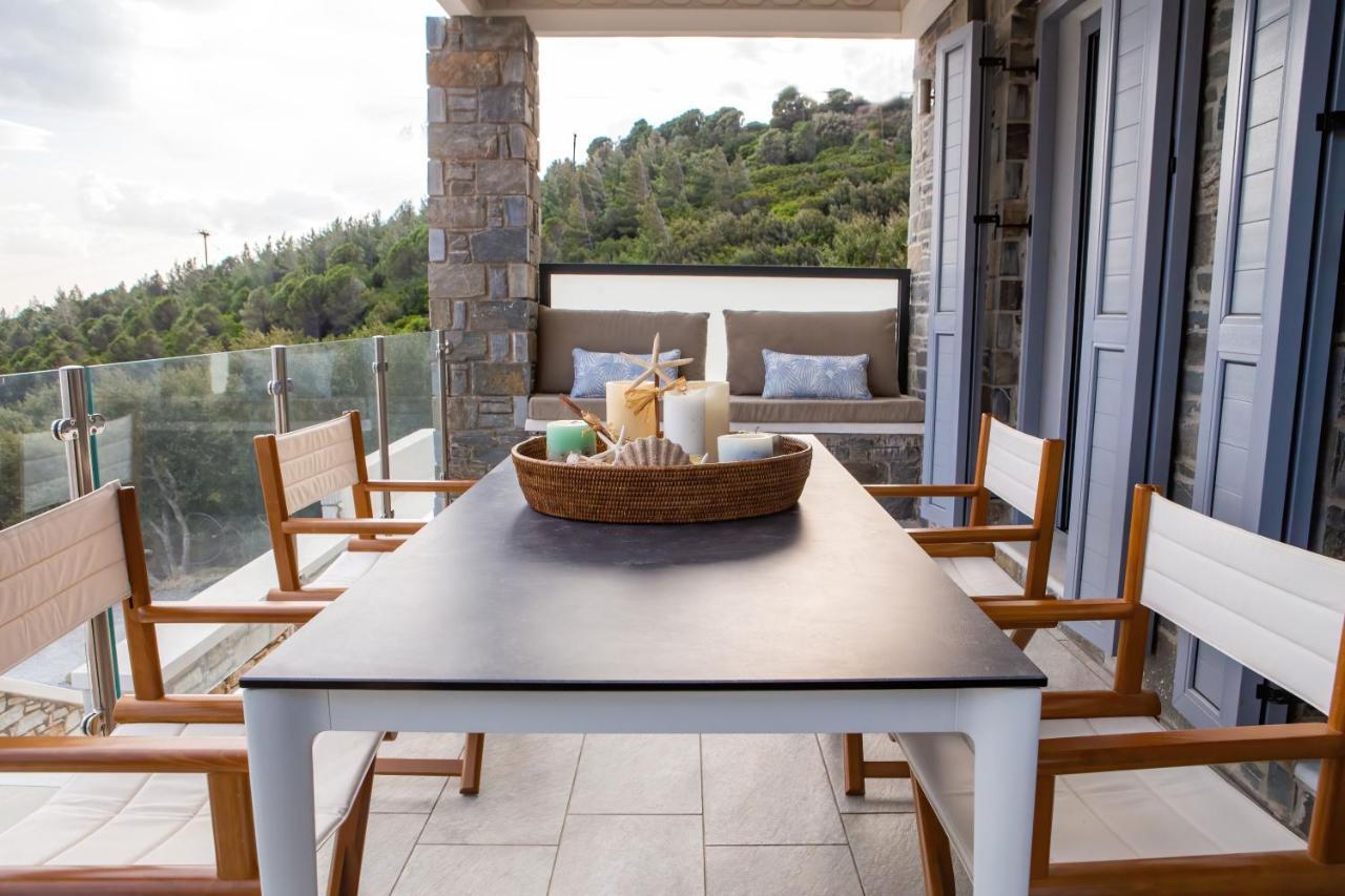 Tsapelas Villas Agios Kirykos  Bagian luar foto