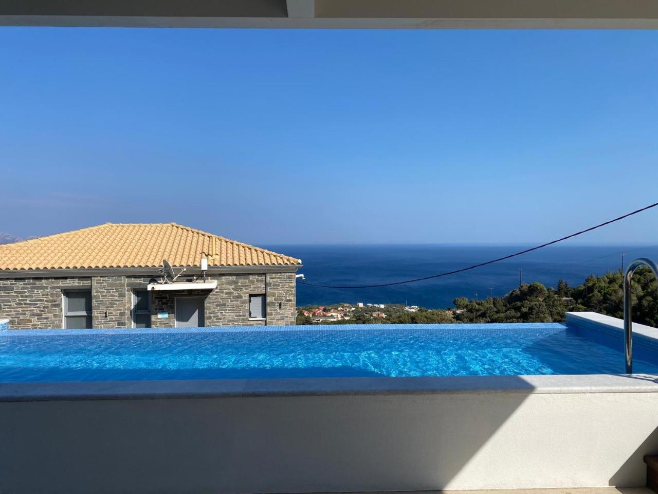 Tsapelas Villas Agios Kirykos  Bagian luar foto